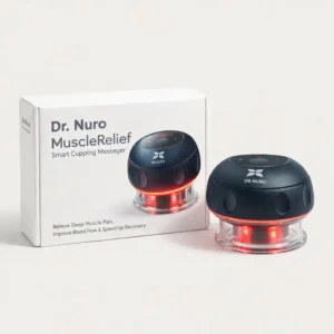 musclerelief smart cupping massager relieve deep muscle pain, improve blood flow & speed up recovery