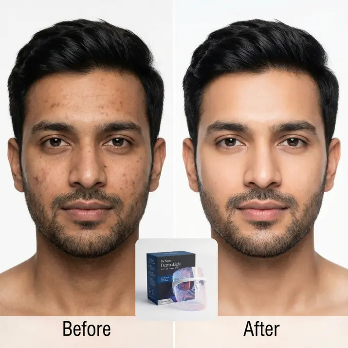 dermalight 3 in 1 led therapy mask reverse signs of aging, fading spots & acne marks — boost collagen & glow from within dermalight 3 in 1 led therapy mask reverse signs of aging, fading spots & acne marks — boost collagen & glow from within