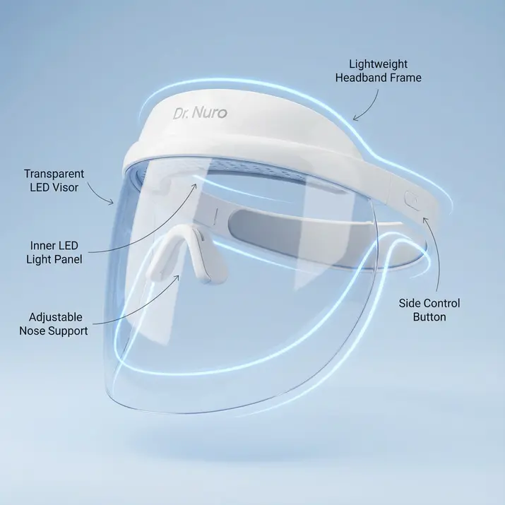 dermalight 3 in 1 led therapy mask reverse signs of aging, fading spots & acne marks — boost collagen & glow from within dermalight 3 in 1 led therapy mask reverse signs of aging, fading spots & acne marks — boost collagen & glow from within