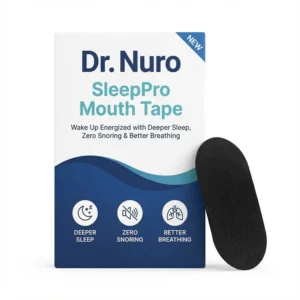 sleeppro mouth tape wake up energized with deeper sleep, zero snoring & better breathing