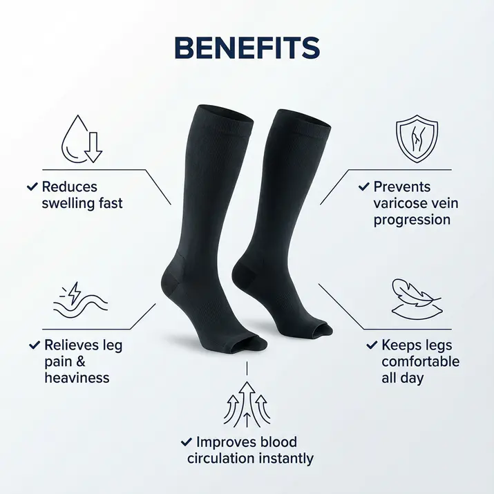 compression socks end leg pain, reduce swelling & stop varicose veins medical grade class 2 support compression socks end leg pain, reduce swelling & stop varicose veins medical grade class 2 support